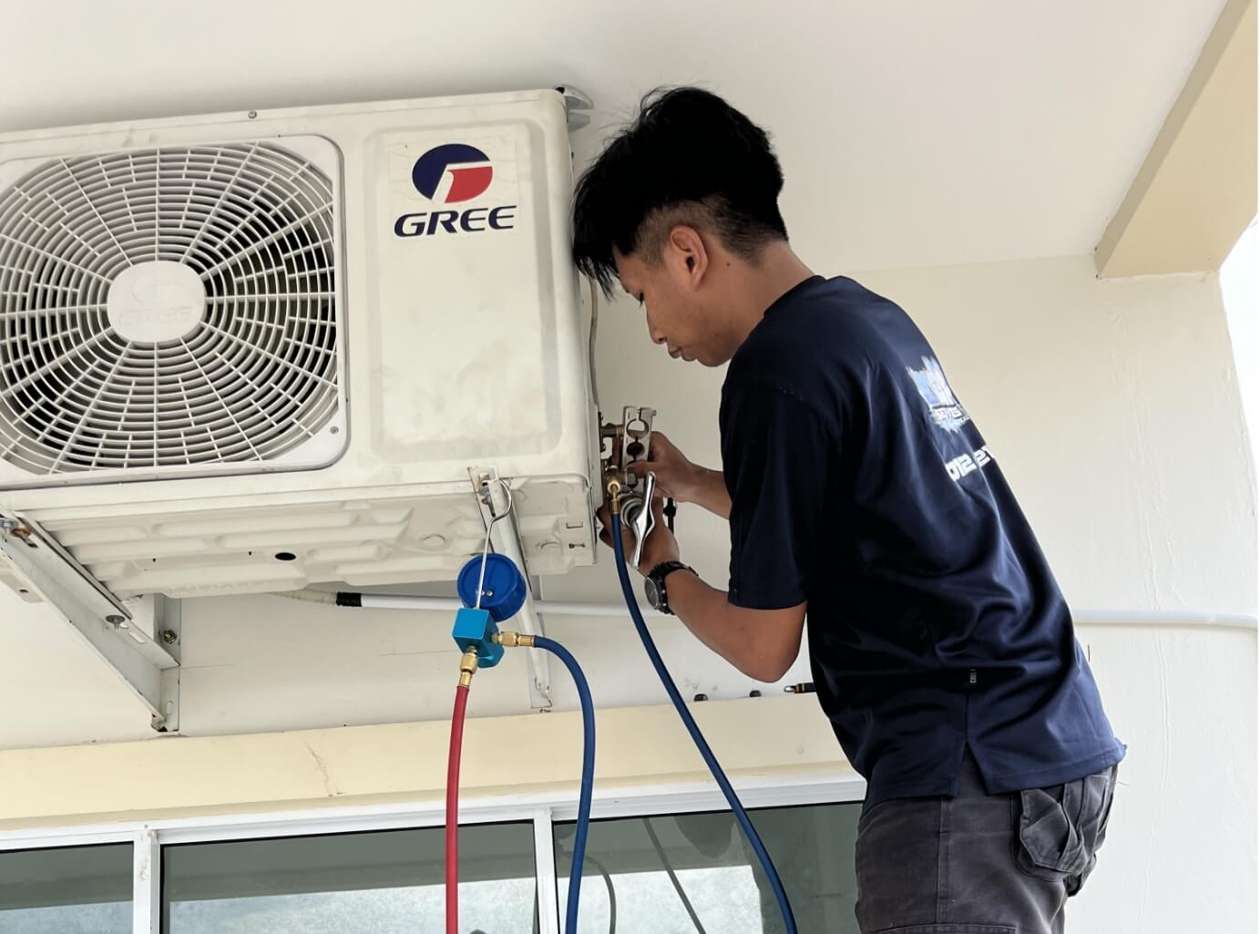 HVAC troubleshooting in Kuching Sarawak by 2121 Services